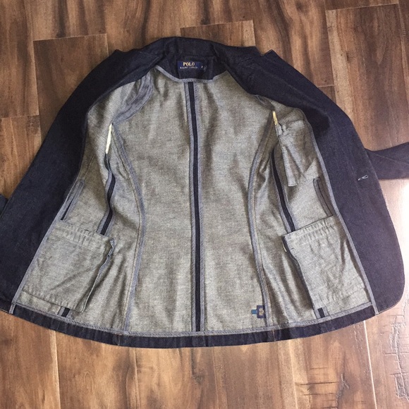 😍 POLO RALPH LAUREN Single Button Fitted Denim
Blazer Indigo Blue😍 - Picture 8 of 9